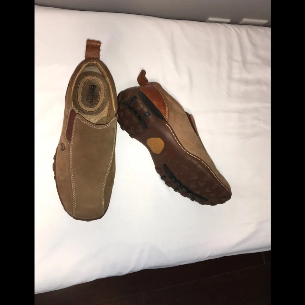 Men's Slip-On Loafers in Brown - Comfortable Casual Shoes